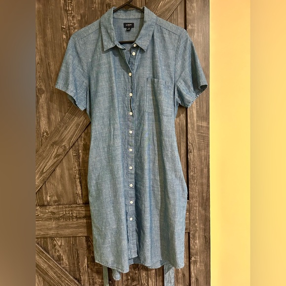 J. Crew Light Blue Midi Dress - Picture 5 of 5